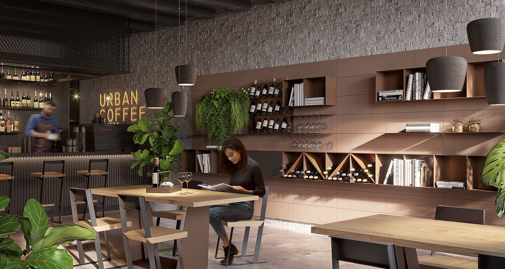 arredamento di design per bar ed enoteche