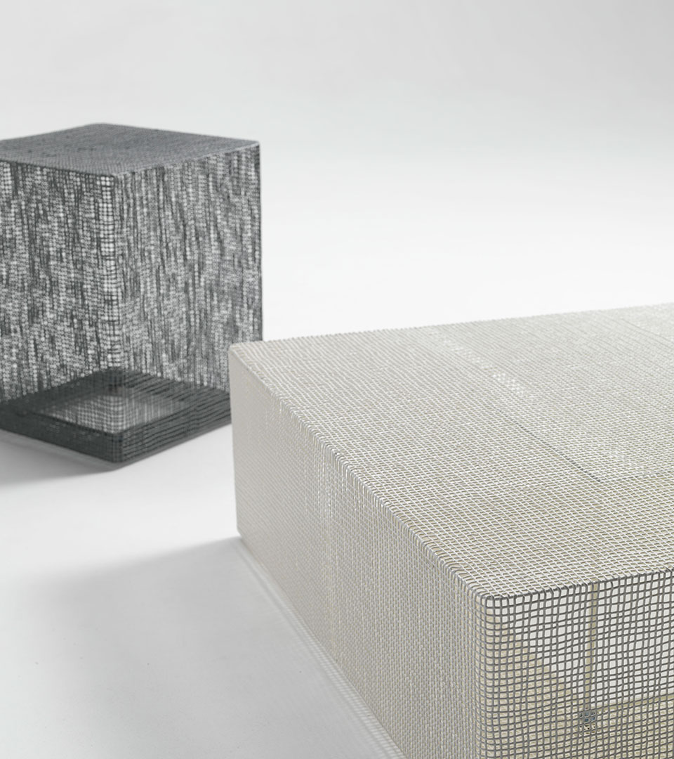 unici to be: tavolini in fil di ferro di design